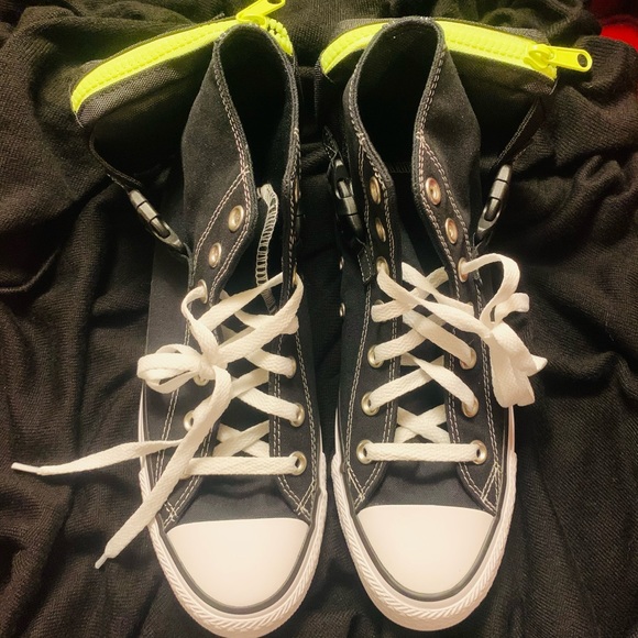 Converse CTA Buckle-up High black/white/volt glow - Picture 2 of 8